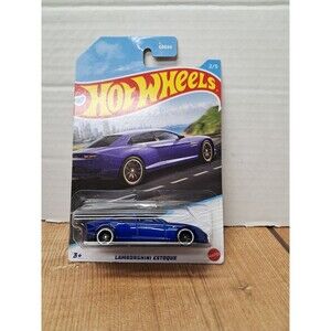 2022 Hot Wheels LAMBORGHINI ESTOQUE BLUE - 1:64 Luxury Sedans Series 2/5 HFW37